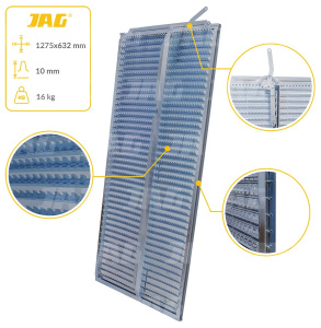 JAG05-0154 Sito żaluzjowe ocynkowane dolne, lamela-10mm JAG PREMIUM, CLAAS 0006001143 0006460980