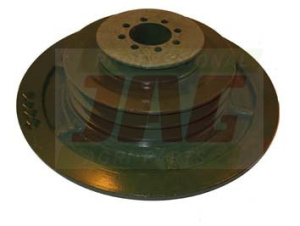 JAG23-0026 Połówka koła wariatora młocarni, JOHN DEERE Z11295 GRANIT PARTS 640Z11295