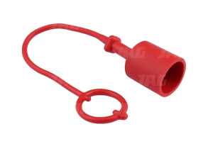 JAG95-0096 Osłona do wtyczek szybkozłączy-czerwona, DN12,5