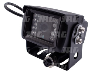 JAG97-0009 Kamera do monitoringu przewodowa, 600TVL, 18 Diod IR, IP69K, na przód, Grzałka