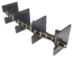 JAG04-0528 Przenośnik łańcuchowy kompletny (łopatki plastikowe) JAG, CLAAS 0006012370 0007955770