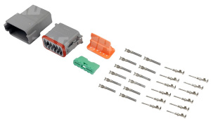 JAG91-0014 Komplet złączki Deutsch DT 12PIN
