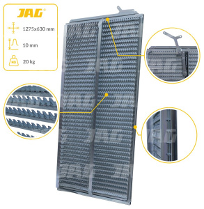 JAG05-0419 Sito żaluzjowe ocynkowane dolne, lamela-10mm JAG PREMIUM, CLAAS 0018089970 0005535420