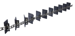 JAG04-0388 Przenośnik łańcuchowy kompletny (łopatki plastikowe) JAG, CLAAS 0005417820 0006015960