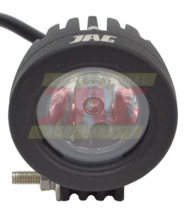 JAG96-0023 Lampa robocza LED, 10W, 10-30V, 1 CREE LEDx10W, SPOT, Okrągła JAG