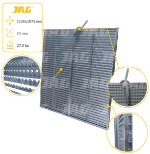 JAG05-0038 Sito żaluzjowe ocynkowane górne, lamela-10mm JAG PREMIUM, CLAAS 0006531600