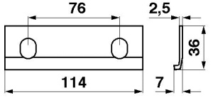 JAG31-0012 Prowadnica kosy