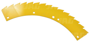 30-0540-67-01-2-y Nóż sieczkarni polowej MWS Germany-żółty, KEMPER LCA95958 LCA67746