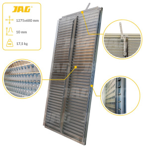 JAG05-0047 Sito żaluzjowe ocynk dolne, lamela-10mm JAG Premium, CLAAS 0007361830