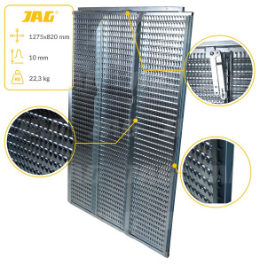 JAG05-0046 Sito żaluzjowe ocynk dolne, lamela-10mm JAG PREMIUM