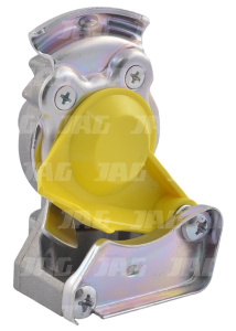 AL68572 Złącze pneumatyczne automatyczne zółte M16X1,5, JOHN DEERE AL68572 FENDT F278880020110