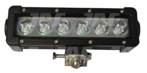 JAG96-0046 Lampa robocza LED, 60W, 10-30V, 6 CREE LEDx10W, FLOOD, Listwa JAG
