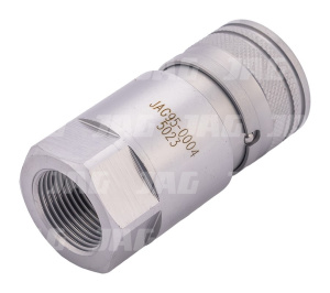JAG95-0004 Szybkozłącze hydrauliczne flat face(suchoodcinające)-gniazdo, 3/4