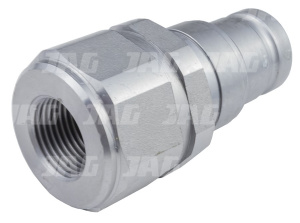 JAG95-0051 Szybkozłącze hydrauliczne flat face (suchoodcinające)-wtyczka, DN10, 3/8