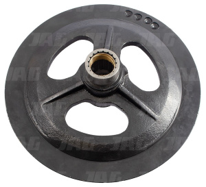 JAG43-0120 Połówka koła pasowego stała (na wielofrez), NEW HOLLAND 84078837 89502482