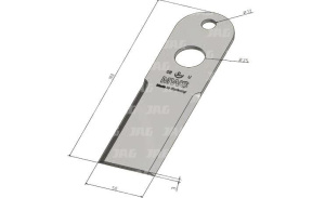 60-0190-06-01-2 Przeciwnóż MWS Germany, JOHN DEERE H215004