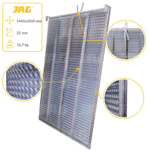 JAG05-0179 Sito żaluzjowe ocynkowane górne, lamela-22mm JAG PREMIUM, CLAAS 0007251390