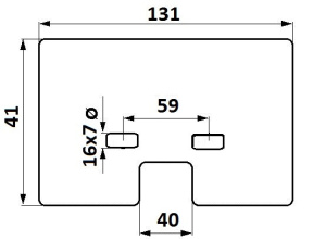 80393694 Płytka mocująca, CNH 80393694