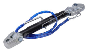 JAG98-0031 Łącznik górny z hakiem i głowicą widełkową, kat. 2-3, M36X3