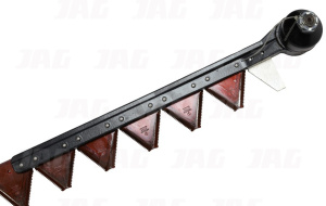 JAG01-0171 Kosa CLAAS 6,60m/22ft 2-bagn. segmentowa /RADURA 11TPI sections/ JAG PREMIUM, CLAAS 0006704052 0006308920