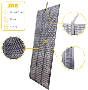 JAG05-0308 Sito żaluzjowe ocynkowane górne do kukurydzy, lamela-32mm Premium