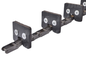 JAG04-0526 Przenośnik łańcuchowy kompletny (łopatki nitowane) JAG, CLAAS 0006018200 0007953710