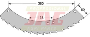 JAG87-0001 Nóż tnący Premium line