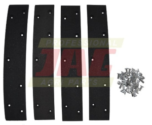 713371R2 Zestaw okładzin hamulcowych do Case (4szt+nity), DEUTZ FAHR 04382821 GRANIT PARTS 71704008