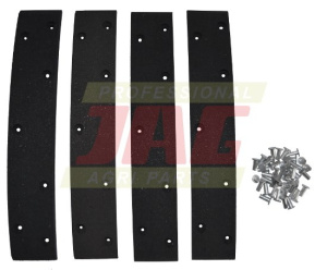 713371R2 Zestaw okładzin hamulcowych do Case (4szt+nity), DEUTZ FAHR 04382821 GRANIT PARTS 71704008