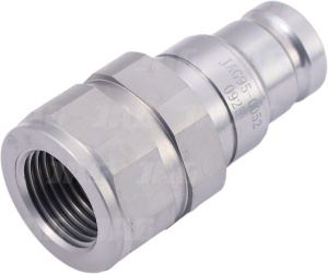 JAG95-0052 Szybkozłącze hydrauliczne flat face (suchoodcinające)-wtyczka, DN10, 1/2