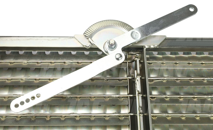 704506 Sito żaluzjowe ocynkowane końcowe, lamela-22mm 704506 Sito żaluzjowe ocynkowane końcowe, lamela-22mm