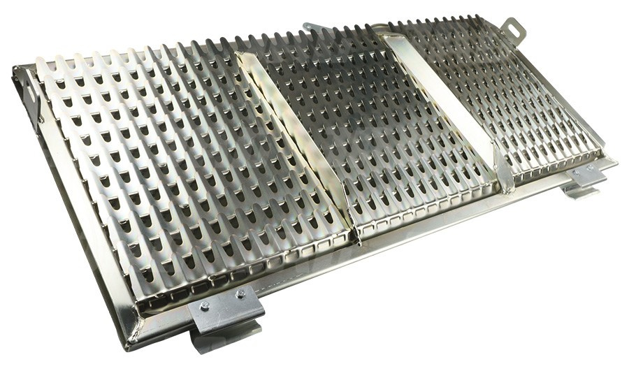 704506 Sito żaluzjowe ocynkowane końcowe, lamela-22mm 704506 Sito żaluzjowe ocynkowane końcowe, lamela-22mm