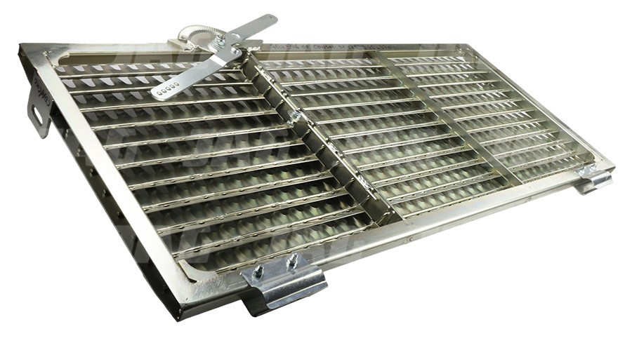 704506 Sito żaluzjowe ocynkowane końcowe, lamela-22mm 704506 Sito żaluzjowe ocynkowane końcowe, lamela-22mm